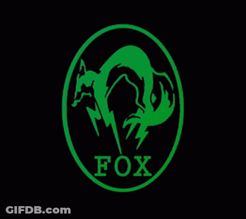 Fox Logo In Circle GIF