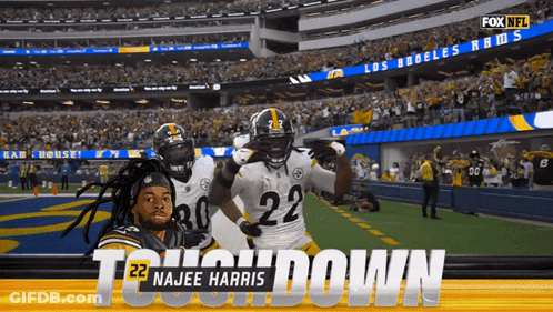 Fox NFL Ad For Najee Harris And The Steelers GIF