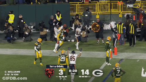 Fox NFL Advertisement Football Game Chicago GIF