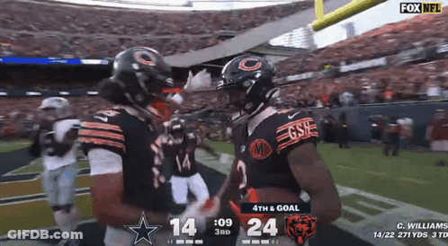 Fox NFL Broadcast Bears Vs Cowboys GIF