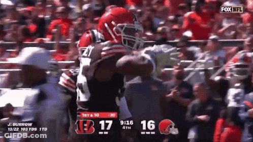 Fox NFL Broadcast Bengals Vs Browns GIF