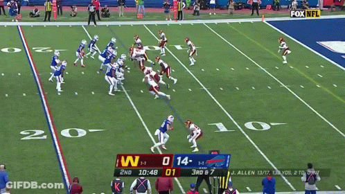 Fox NFL Broadcast Bills Vs Washington Redskins GIF
