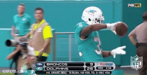 Fox NFL Broadcast Broncos Vs Dolphins GIF
