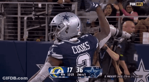 Fox NFL Broadcast Cowboys Vs Rams GIF