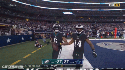 Fox NFL Broadcast Eagles Vs Dallas Cowboys GIF