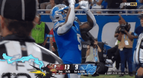 Fox NFL Broadcast Football Game Score 13 9 GIF