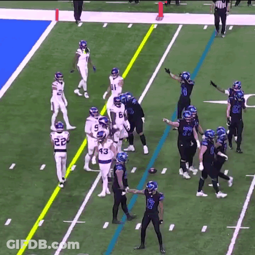 Fox NFL Broadcast Football Player Running GIF