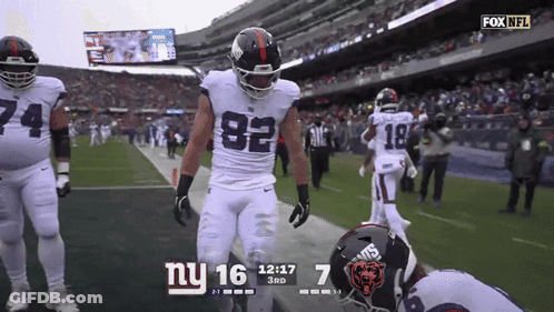 Fox NFL Broadcast Giants Vs Bears GIF