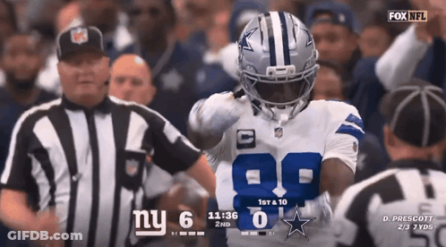 Fox NFL Broadcast Giants Vs Cowboys GIF