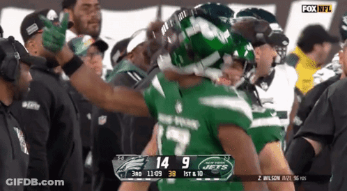 Fox NFL Broadcast Jets Vs Eagles GIF
