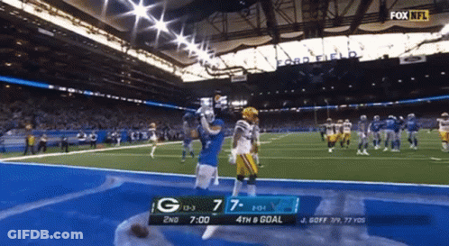 Fox NFL Broadcast Lions Vs Green Bay Packers GIF
