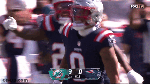 Fox NFL Broadcast Patriots Vs Miami Dolphins Football Game GIF