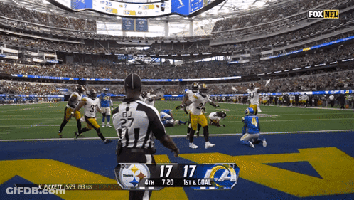 Fox NFL Broadcast Steelers Vs Rams GIF