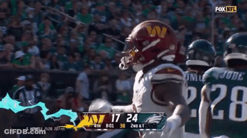 Fox NFL Broadcast Washington Redskins Vs Eagles GIF