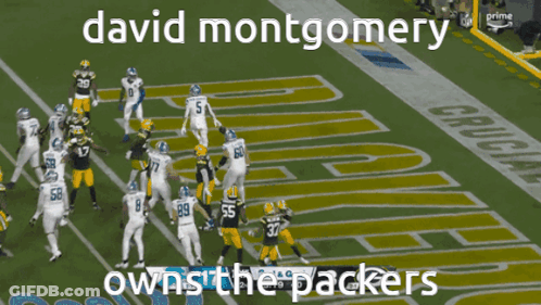 Fox NFL Broadcast With David Montgomery GIF