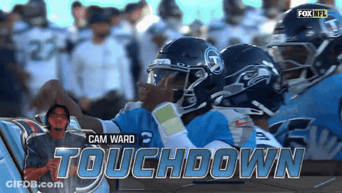 Fox NFL Cam Ward Touchdown Football Players GIF