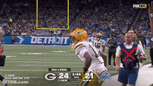 Fox NFL Football Game In Detroit GIF