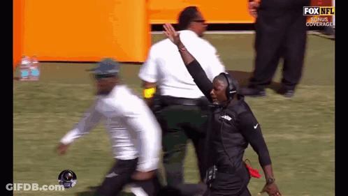 Fox NFL Game On Soccer Field GIF