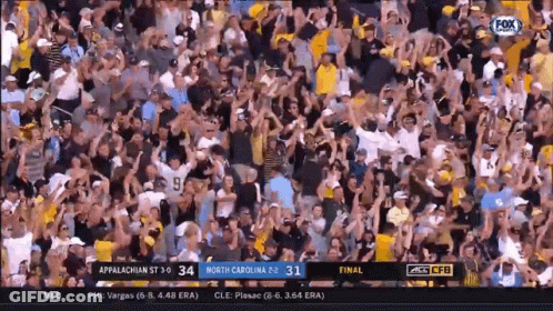 Fox Sports Broadcast North Carolina Vs Appalachian State Football GIF
