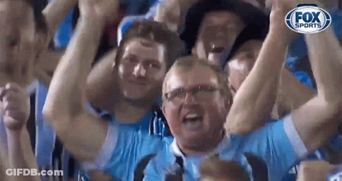 Fox Sports Logo On Group Of People GIF