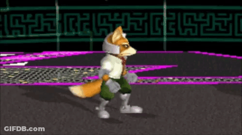 Fox Standing In Maze Video Game GIF