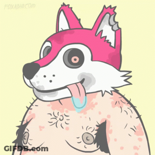 Fox Tongue Out Foxanha.com GIF