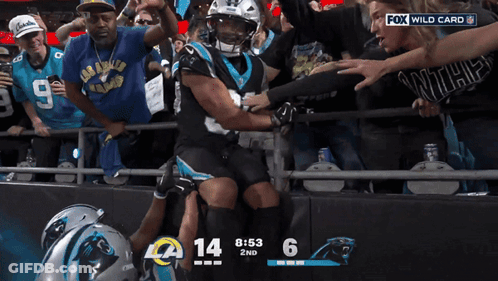 Fox Wild Card Broadcast Panthers Vs LA Rams GIF