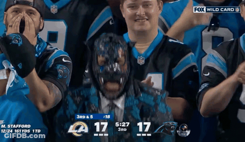 Fox Wild Card Broadcast Panthers Vs Rams GIF