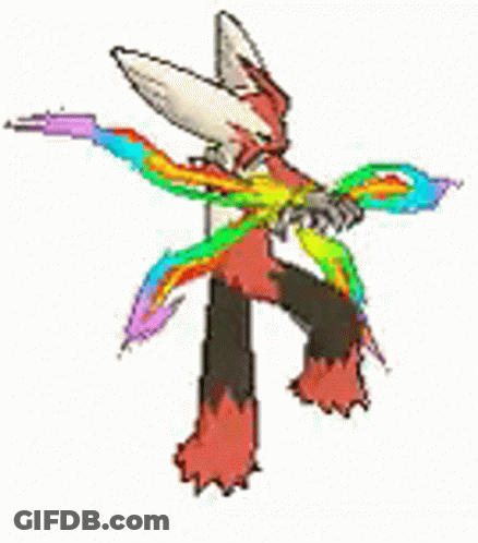 Fox With Colorful Wings And Scarf GIF