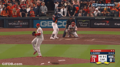 Fox World Series Game At Baseball Stadium GIF