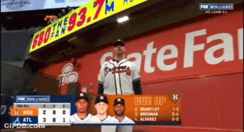 Fox World Series Game In Atlanta GIF