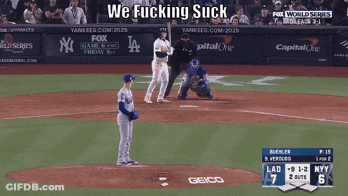 Fox World Series Lad Leads 3 To 1 Score 7 To 6 GIF