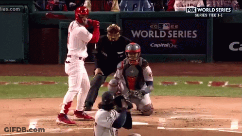 Fox World Series Tied 1-1 GIF