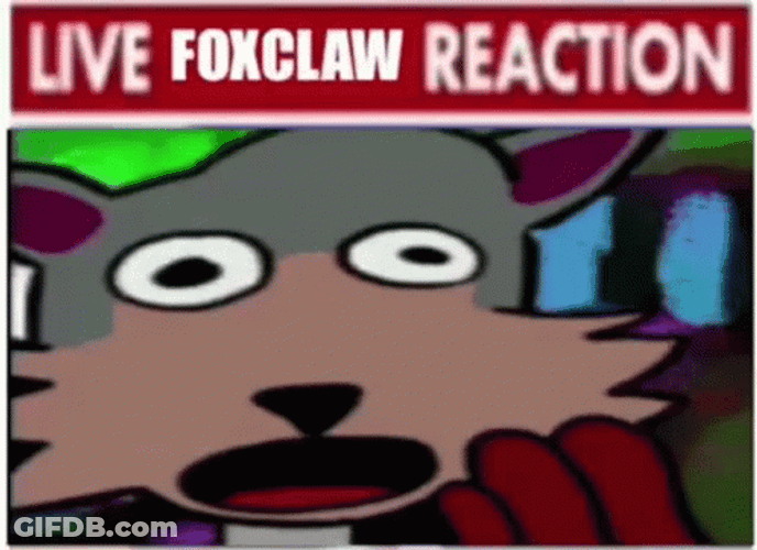 Foxclaw Live Shocked Scared GIF