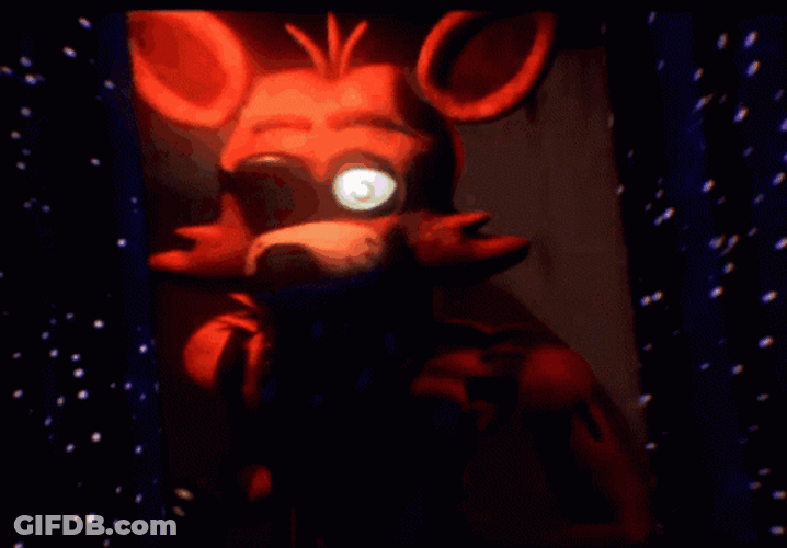Foxy And Bonnie FNAF Scene GIF