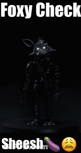 Foxy Check Sheesh Poster GIF