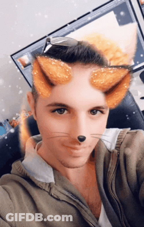 Foxy Filter Snapchat GIF