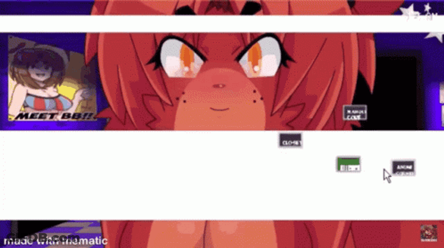 Foxy Five Nights In Anime GIF