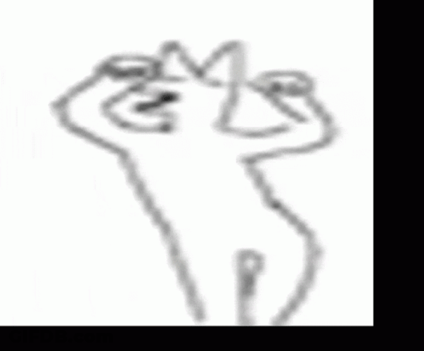 Foxy Moving Sketch Dancing Caramelldansen GIF
