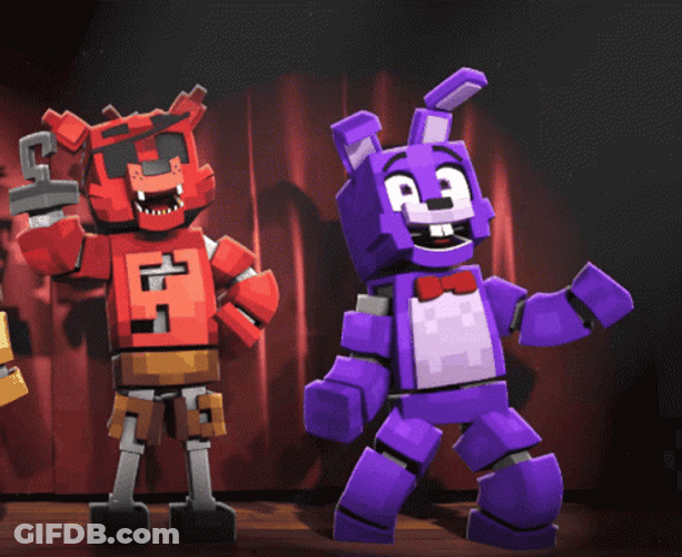 Foxy Punched Bonnie GIF