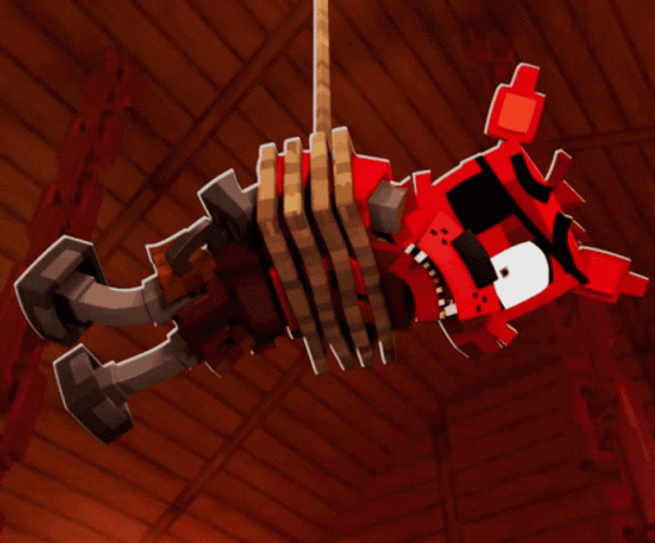 Foxy Zamination Enchanted Mob Noose Tied GIF