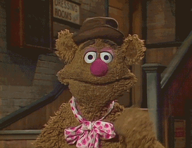 Fozzie Bear Depressed Muppet Show GIF