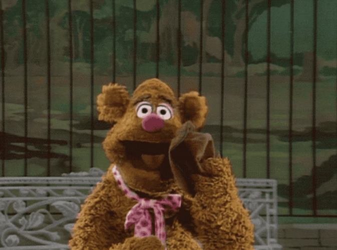 Fozzie Bear Hat Nose Joke GIF