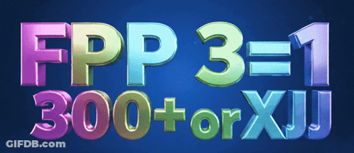 FPP 3 Equals 1300+ Or XJU GIF
