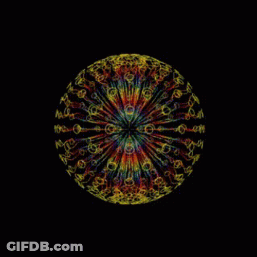 Fractal Flower Of Life Optical Illusions GIF