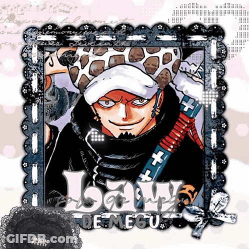 Framed Picture Of Man Named Law GIF