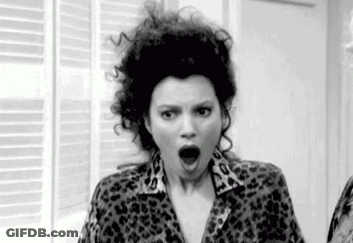 Fran Drescher Offended Reaction GIF
