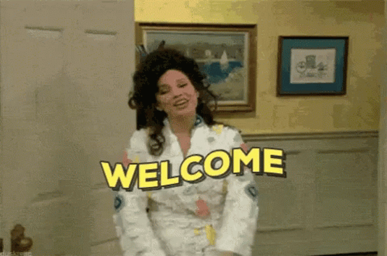 Fran Drescher Welcome GIF