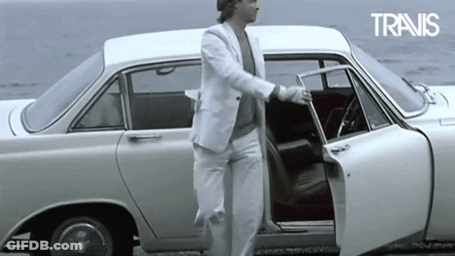 Fran Healy Angry Slamming Door GIF