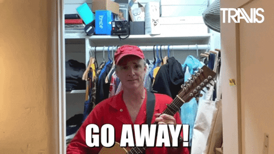 Fran Healy Go Away See Ya GIF